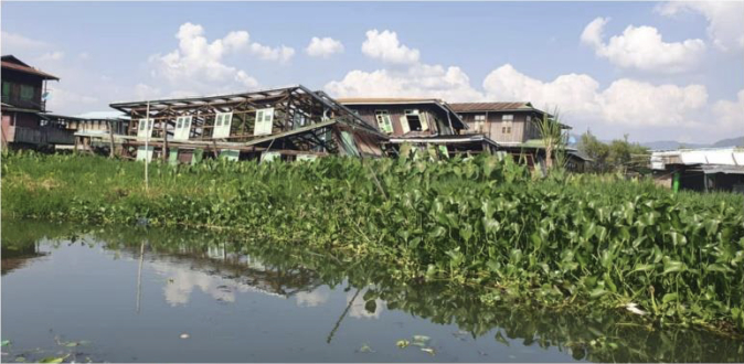 Myanmar Earthquake Damage