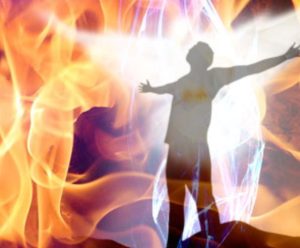 Man in holy fire