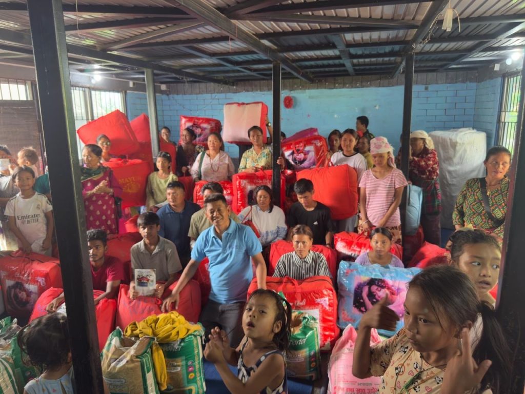 CMM missionary Dhan coordinating Nepal flood relief for affected families